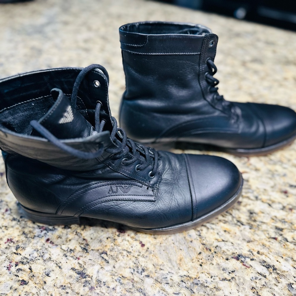 Armani jeans boots size 11 US